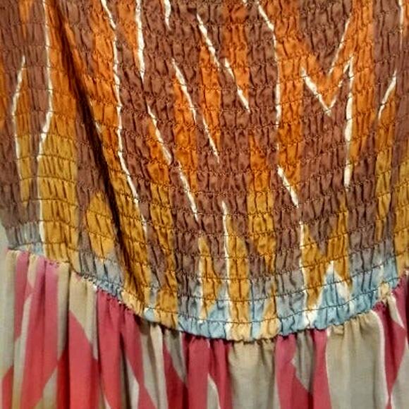 Charlie Jade Tiered Maxi Dress, Multi Color, Size SP - Picture 4 of 5